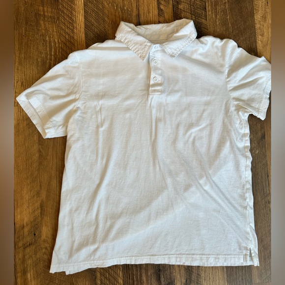 Saks Fifth Avenue Men’s White Polo Shirt- Size- Small - Picture 3 of 4